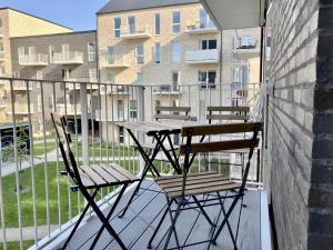 Balkón nebo terasa v ubytování Spacious Apartment for 7 in Gellerupparken