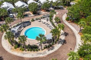an overhead view of a pool at a resort at Seagrove, 2 Bd , Sleeps 8, Stillwater 30A, Walk to Beach ,Pool in Santa Rosa Beach