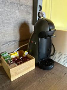 Coffee and tea making facilities at La Kameya