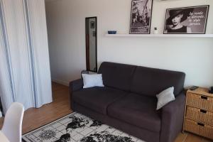 Posedenie v ubytovaní Studio Valras vue Port et Mer Wi-Fi gratuit