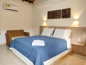 Postel nebo postele na pokoji v ubytování Senderos del Mar - Tayrona