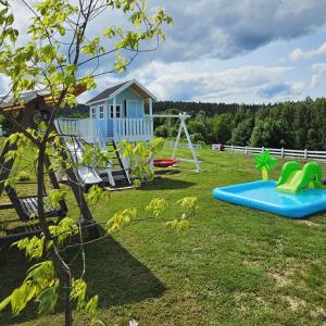 Vonkajšia záhrada v ubytovaní Domek Polna Cisza Bieszczady