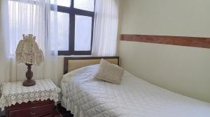Кровать или кровати в номере Habitación Individual con Entrada Independiente y Baño Privado +6 фотографий