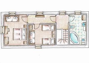 แผนผังของ Stone House Varoš