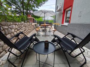 Balkón nebo terasa v ubytování Holiday Home Kresić