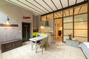 Køkken eller tekøkken på L'Atelier K - Lofts à louer à Blois - Chambord