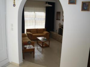 Posezení v ubytování Aggeli Village House