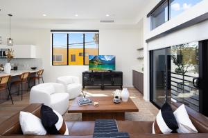 Et opholdsområde på Trendy Chic