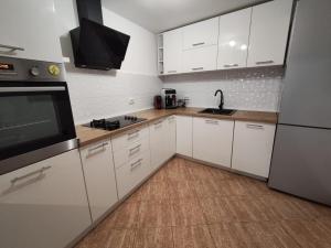 Kuchyň nebo kuchyňský kout v ubytování Holiday Home Kresić