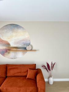 Гостиная зона в Mint Apartments Seaside