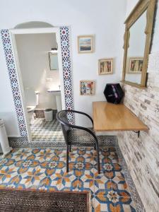 Ruang duduk di Riad Nostalgie of Tetouan