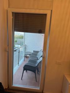 Rõdu või terrass majutusasutuses Iris apartaments