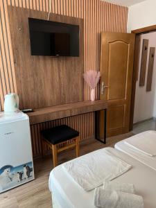 Postel nebo postele na pokoji v ubytování Dreams Family Hotel