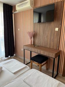 Postel nebo postele na pokoji v ubytování Dreams Family Hotel