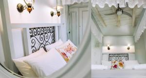 Ένα ή περισσότερα κρεβάτια σε δωμάτιο στο Rodakas Rooms-Anthoula +24 φωτογραφίες