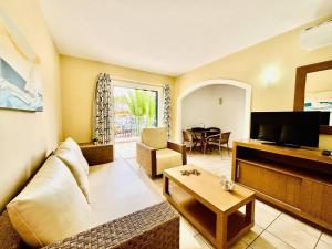 TV a/nebo společenská místnost v ubytování Relax Mogán vivienda vacacional