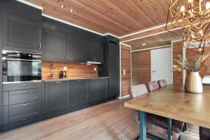 Η κουζίνα ή μικρή κουζίνα στο Large nice apartment in Myrkdalen +6 φωτογραφίες
