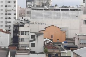 a group of buildings with the words no shopping on them at Studio Niterói-Barcas 604 in Niterói