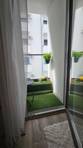 Balkón nebo terasa v ubytování Zeus Apartman