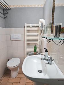 Koupelna v ubytování La Casa dei Carrai