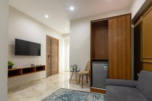 TV o dispositivi per l'intrattenimento presso East Pyramids View Hotel