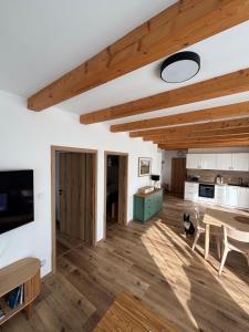 Kuchyň nebo kuchyňský kout v ubytování Apartmán Lutová + 12 fotografií
