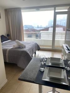Postel nebo postele na pokoji v ubytování Home Lucerna