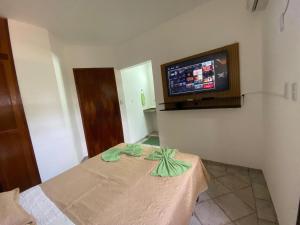 TV a/nebo společenská místnost v ubytování Apartamento região central