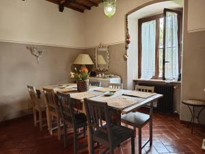 Posezení v ubytování La Casa dei Carrai