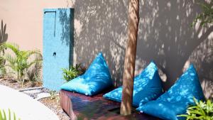 Posezení v ubytování Pandan Bungalows