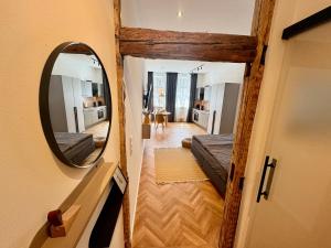 Postel nebo postele na pokoji v ubytování Pretti Apartments - Neu, Stilvoll, Zentral, Komfortabel & Ruhig