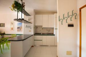 A kitchen or kitchenette at Porto Coda Cavallo Salina Bamba