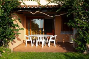 A garden outside Porto Coda Cavallo Salina Bamba