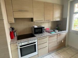 Kuchyň nebo kuchyňský kout v ubytování Appartement de 3 chambres à coucher