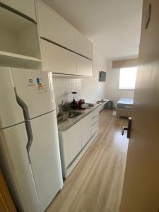 Kuchyň nebo kuchyňský kout v ubytování Apt Boreal Salvador