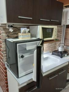 トレレウにあるLoft Don Manuelの電子レンジ、キッチンカウンター