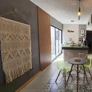 Χώρος καθιστικού στο Casa Juaritos Beachh