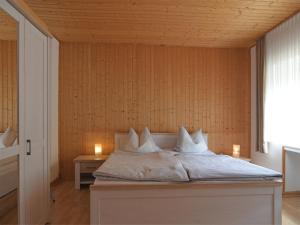Postel nebo postele na pokoji v ubytování Wohnung im Sauerland mit Terrasse, cleaning included
