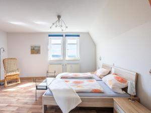Postel nebo postele na pokoji v ubytování Wohnung in Battenberg nahe Winterberg Skigebiet, cleaning included