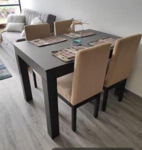 Posezení v ubytování Apartamento moderno con balcón o terraza