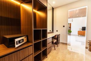 Kuchyň nebo kuchyňský kout v ubytování Nococu Luxury Villa