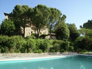 Πισίνα στο ή κοντά στο Cosy apartment in Mantignana with private terrace