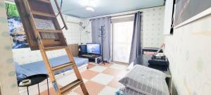 TV a/nebo společenská místnost v ubytování Jun Live Pension in Gangwha