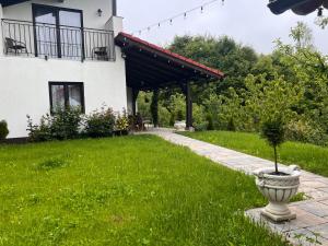 Zahrada ubytování Cabana Dintre Fagi