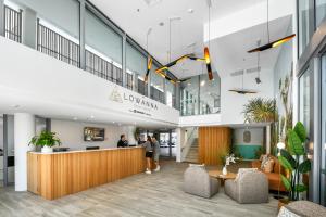 Vstupní hala nebo recepce v ubytování Lowanna Beach Resort Kawana