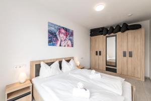 Postel nebo postele na pokoji v ubytování Dreamhouse 1 Apartment - by myNests