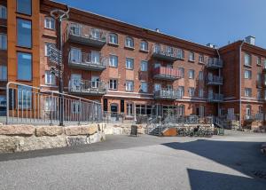 Bygningen som lejligheden ligger i