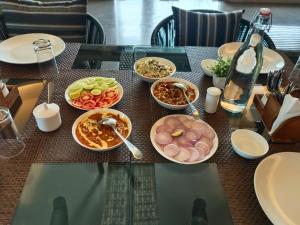 酒店内部或周边提供的食物