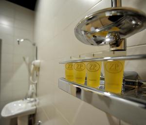 Koupelna v ubytování ZP Hotel
