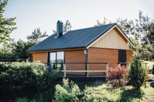 Byggingin sem heimagistingin er í